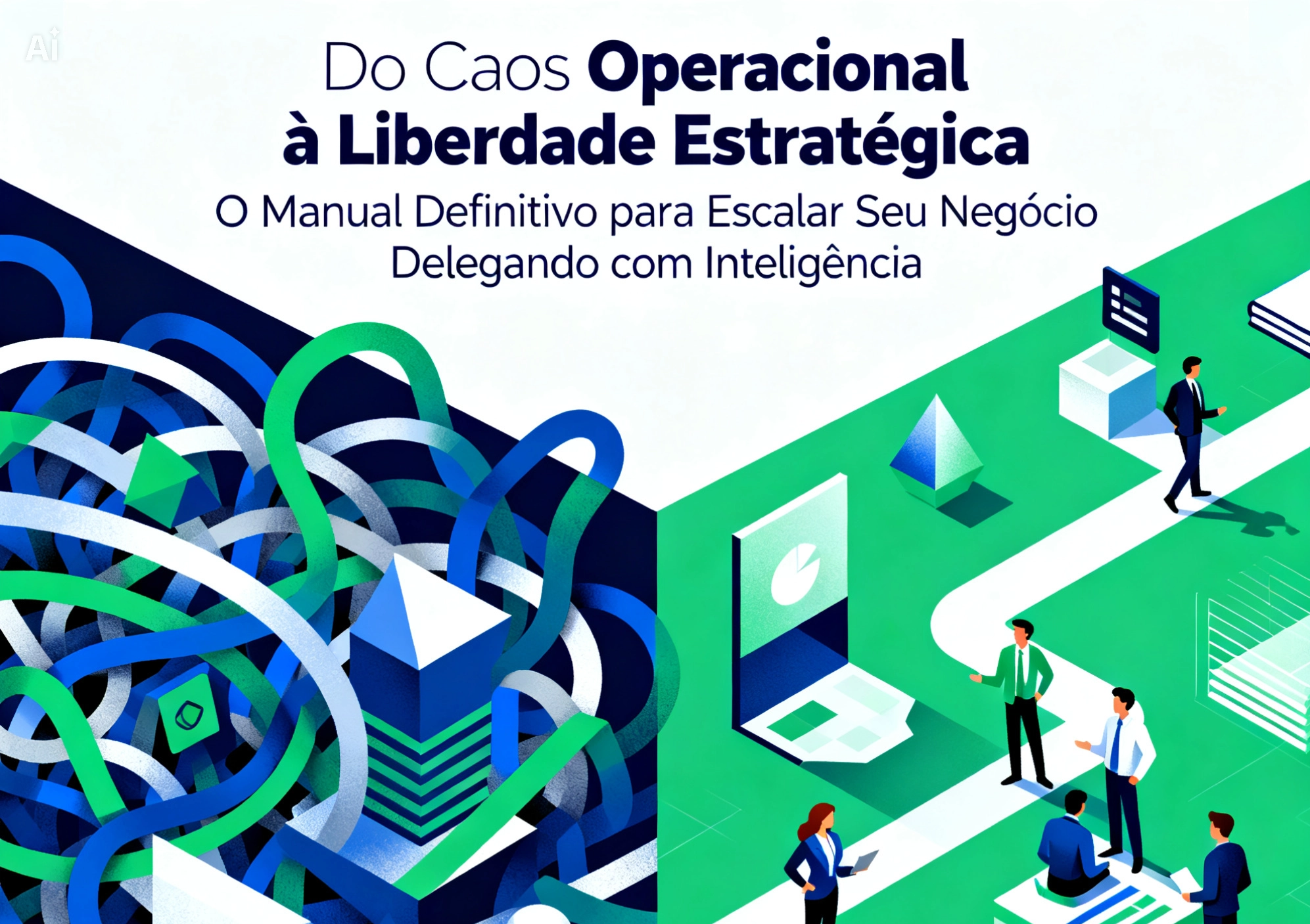 Guia definitivo: Do Caos Operacional à Liberdade Estratégica: O Manual Definitivo para Escalar Seu Negócio Delegando com Inteligência