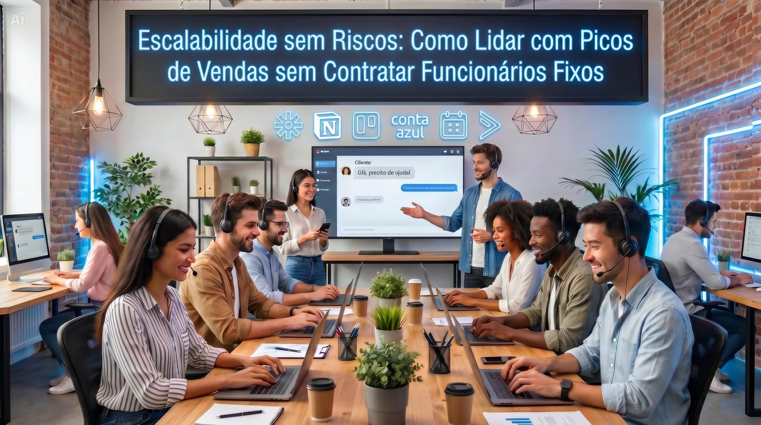 Escalabilidade sem Riscos: Como Lidar com Picos de Vendas sem Contratar Funcionários Fixos
