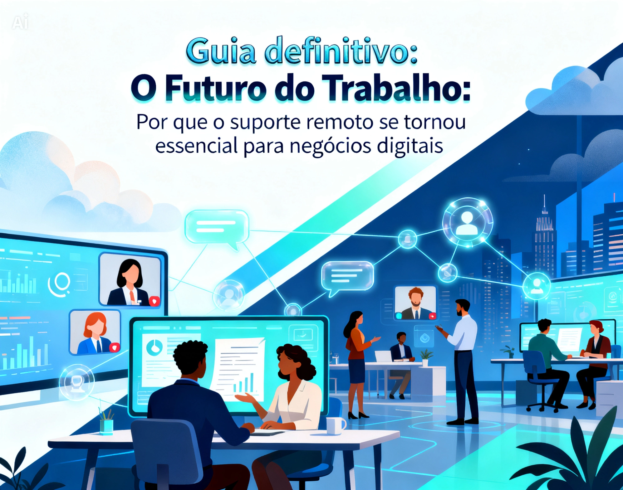 Guia definitivo: O Futuro do Trabalho: Por que o suporte remoto se tornou essencial para negócios digitais