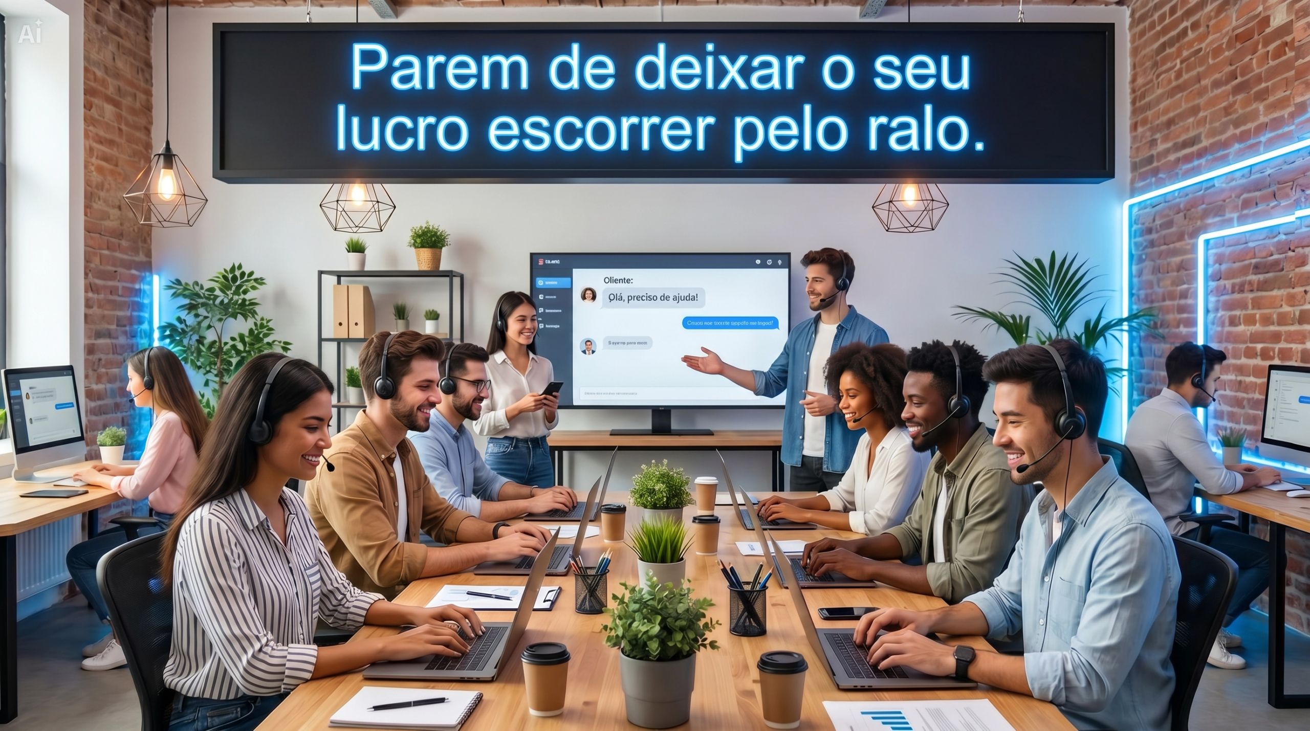 Atendimento em tempo real WhatsApp.