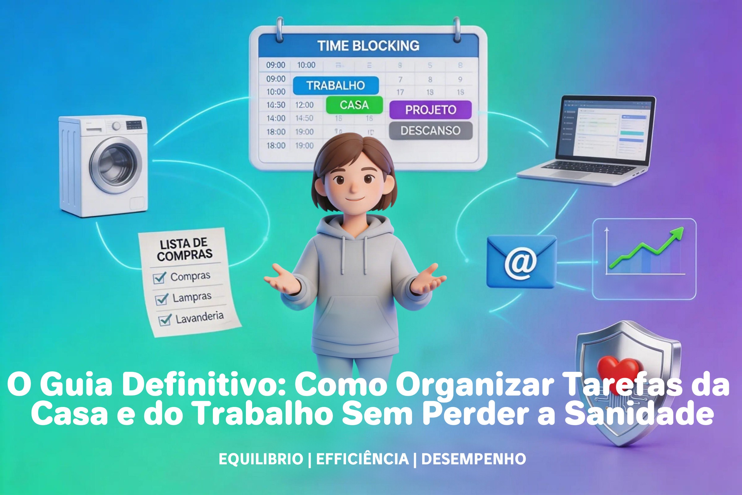 Como Organizar Tarefas da Casa e do Trabalho Sem Perder a Sanidade